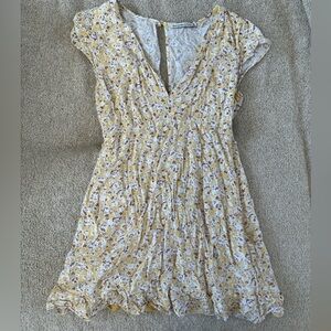 Abercrombie Yellow Mini Summer Dress